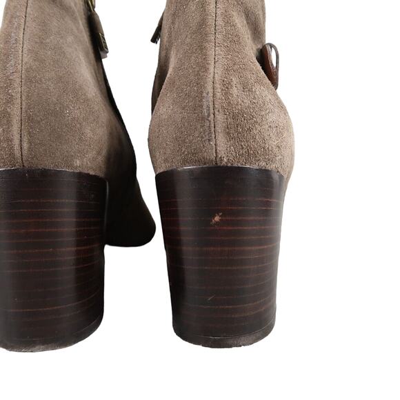 Alberto Fermani Shoes Womens 39 Booties Fashion Leather Cutout Open Toe Brown - Picture 6 of 16